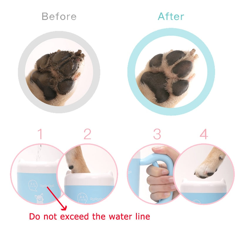 Pet Foot Cleaning Silicone